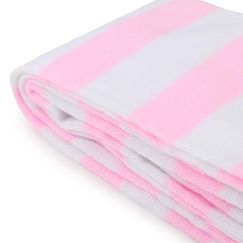 Image of DRESHOW Extra Long High Thigh Socks Striped Over Knee Thin Tights Long Stocking
