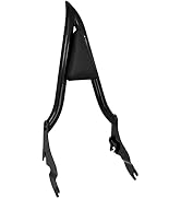 Fiakaon Sissy Bar Amovible Avec Coussin Dossier Passager En Cuir Universel Noir - Parfait Pour Harley 883 1200 48