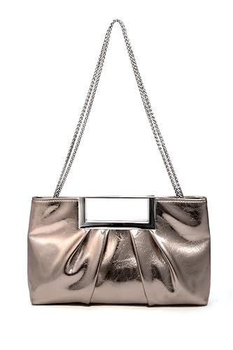 Image of CARIEDO Evening Clutch Bag Bright Color PU Leather Formal Handbag Suitable for Wedding Prom Black Tie Events