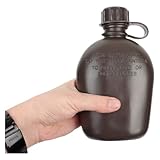 Mil-Tec Unisex – Erwachsene Flasche-14505002 Flasche, Grün und Schwarz, Einheitsgröße
