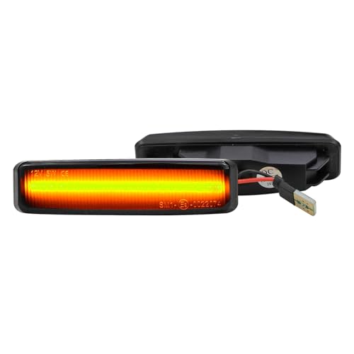 Intermitentes dinámicos BMW E39 para solucionar luces laterales opacas humo 4