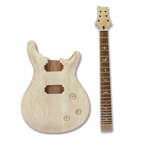 木製エレキギター本体 エレキギター本体 DIY 6弦半完成セット