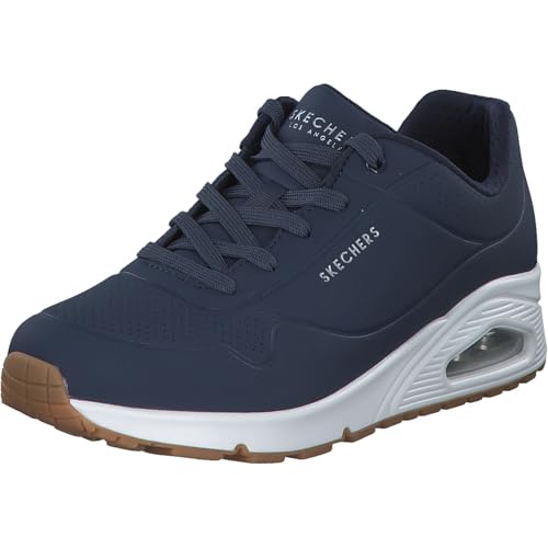 Skechers Uno, Zapatillas Mujer, Azul Marino, 37 EU