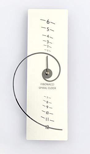 Preisvergleich Produktbild Fibonacci Wanduhr Spirale