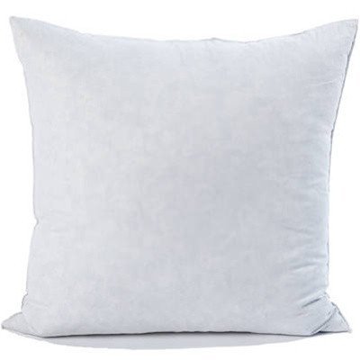 Web Linens Inc Set of 2-18 x 18-95% Feather 5% Down Pillow Insert - 210 TC - Down Proof Shell - Exclusively by Blowout Bedding RN# 142035