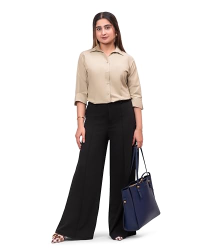 Image of ESTA Women 3 /4 Sleeve Stylish Western Official Formal Shirts Regular fit Shirts for Women
