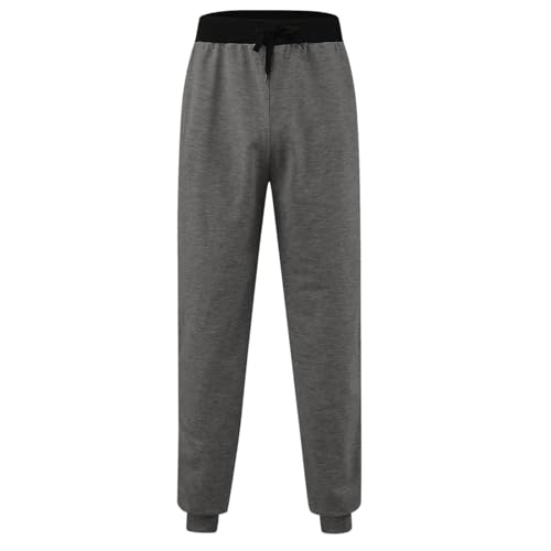 WENKOMG1 Mens Jogger Sweatpants, Elastic Bottom Outdoor Athletic Running Workout Joggers, M-3XL3