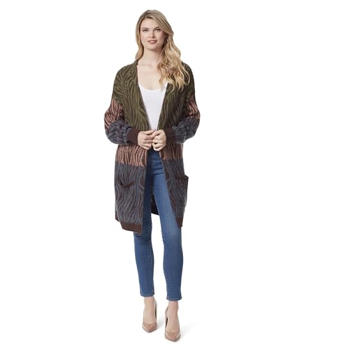 Jessica Simpson Women's Blaise Jacquard Cardigan Sweater with