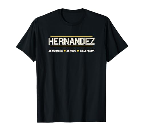 Bild: Hernandez ? El Hombre El Mito La Leyenda | Zahl Ropa T-Shirt f�r 16,99 EUR bei amazon.de
