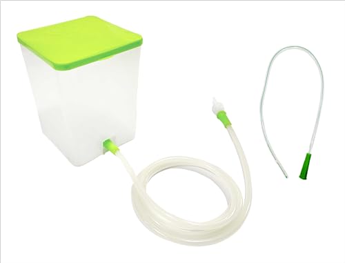 Image of SSK PVC Enema Kit 1500 ML for Home use with Instruction | Enema home kit for Adults Reusable & washable (Enema Set 1 & Individually Tube 3)