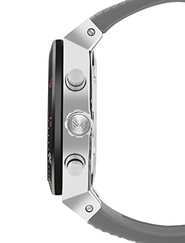 Image of Swiss Eagle Premium Swiss-Made Multifunction Watch for Men with Quartz Movement, Silicon Belt, Metal Case