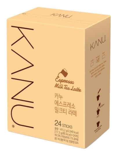 Kanu Maxim Latte Instant Coffee (17.3g x 24t, Milk Tea)