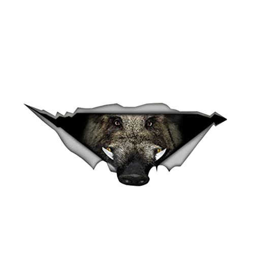 Auto Collant de Voiture de Sanglier décors automatiques étanches sur Pare-Chocs fenêtre arrière Moto Ordinateur Portable Auto Collant Auto-adhésif Cover