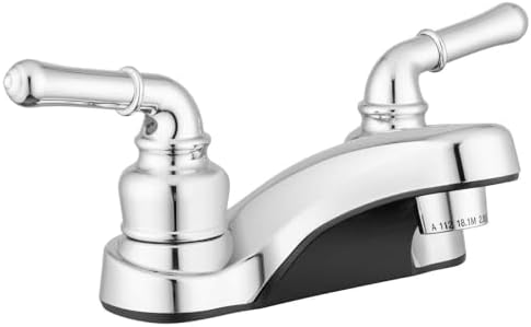 Pacific Bay Lynden Bathroom Sink Faucet - Metallic Plating Over L...