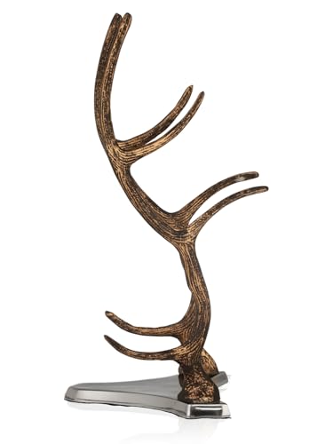 Image of Trovea's Twisted Branch Wine Stand Aluminium Wine Bottle Holder for Home Bar