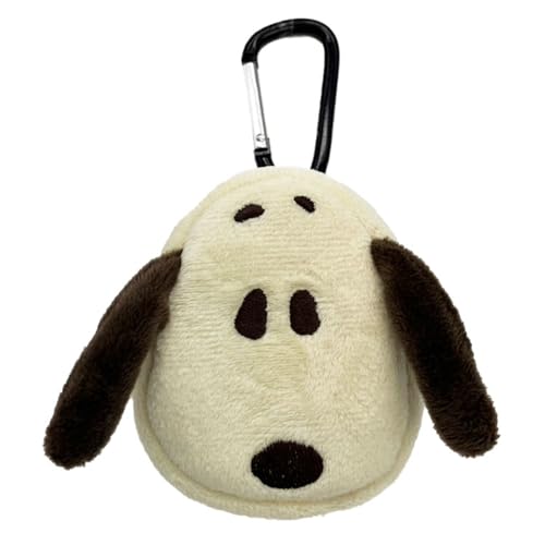 ナカジマコーポレーション(Nakajima Corporation) ピーナッツ カラビナミニポーチ スヌーピー モカ 215529-25 H8.5×W9.5×D4cm