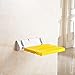 BEVANNJJ K-Star Conted Montowane siedzenia do podeszłego dziecka Trwałe stolec Aluminiowy Stołek Łazienka Zmień Siedzenie obuwia Krzesło kąpielowe (Color : Yellow Aluminum)