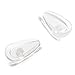Eye Opening Stuff 1 Pair Replacement Nosepiece Nosepad Compatible with Oakley Monohull OX5151 Eyeglasses - Clear