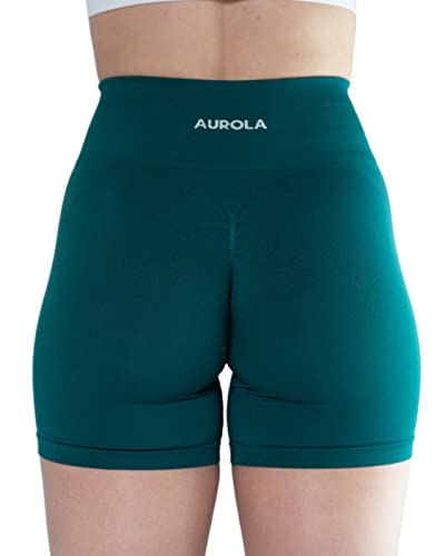 Image of AUROLA Intensify Workout Shorts for Women Seamless Scrunch Short Gym Yoga Running Sport Active Exercise Fitness Shorts