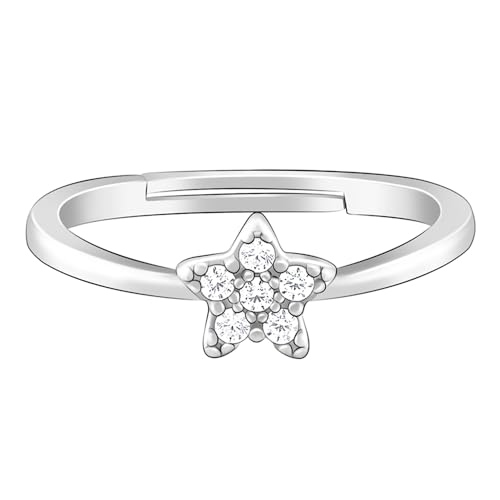 Image of GIVA 925 Silver Star Constellation Ring, Adjustable | Gifts for Women and Girls | With Certificate of Authenticity and 925 Stamp | 6 Months Warranty*