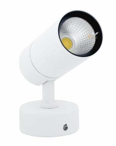 Image of Errol White spot Lights 20 watt Aluminium Focus Light | Adjustable Head Focus Light for wall | spot Lights for Home Ceiling | spot Light (Warmwhite)