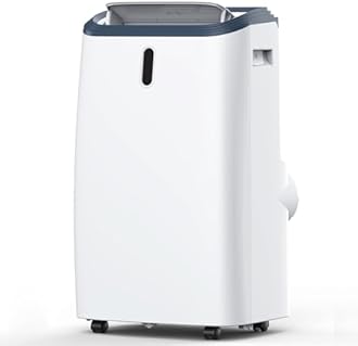 14000 BTU Portable Air Conditioners, Portable AC Unit for Room Cools up to 700 sq.ft, 3-in-1 Free Standing Cooling AC Unit with Fan & Dehumidifier, Sleep Mode,24H Timer, Automatic Louver