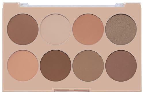 L.A. Colors I Heart Makeup Contour Palette, Medium-Deep, 1.04 Ounce