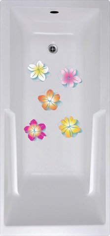 FineFabrics Assorted Flowers No Slip Mat - 5 Pack