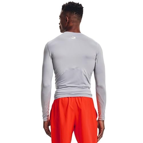 Under Armour Men's Armour HeatGear Compression Long-Sleeve T-Shirt, Mod Gray (011)/Black, 3X-Large – Ansicht 2
