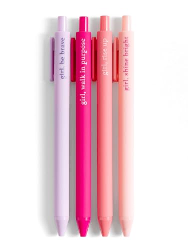 Set de 4 bolígrafos de gel Colored Pen Girl Open Your Bible miniatura 1