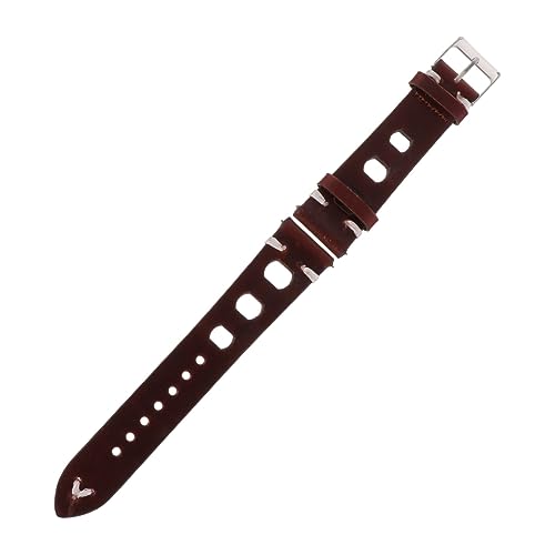 FONDOTIN 1set Leather Watch Strap Unisex Design Flexible Wristband for Sports Dating and Daily Style Quick Release for Easy Installation Comfortable Wear Deep