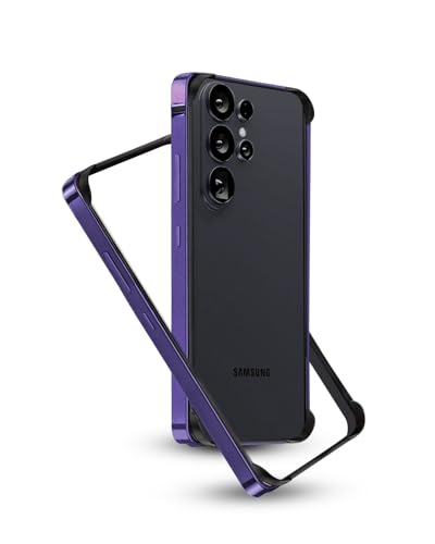 Image of RAEGR Case | Anodized Aluminum Bumper | Edge Armor Protective Minimal Case Designed for Galaxy S26 Ultra (2026) - Purple RG10660