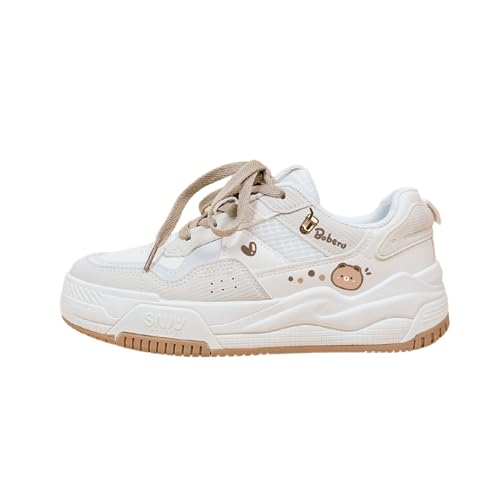 Bobo's House Womens Shoes Bobearu The Bear Fashion Sneakers Walking Shoes Women Kawaii Accessories White Shoe