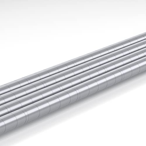 Singaye 6-Shelf Storage Shelf Wire Shelving Unit Metal Shelves Unit Storage Adjustable, Standing Shelf Units With Pp Liner 21.25" W X 11.41D X 69 "H (Silver) #TOP7