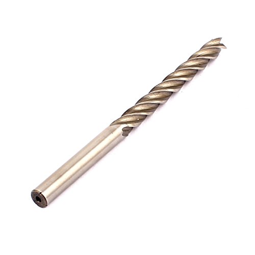 Image of uxcell 120mm Long 8mm Cutting Dia HSS-AL Straight Shank 4 Flutes End Mill
