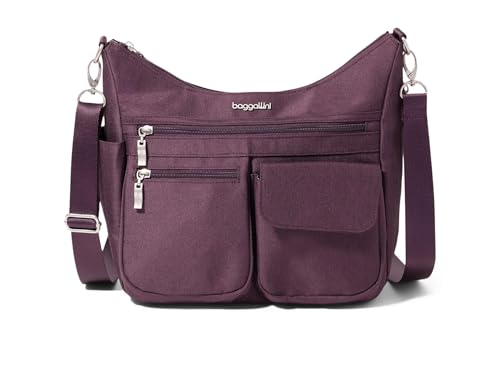 Baggallini Womens Modern Everywhere Crossbody Bag for Women 11x9x4.5 Rfid Hobo Bag