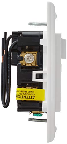 Image of Leviton AFCI /Switch Combination, 15 Amp, Self Test, LED Indicator Light, AFSW1-W, White