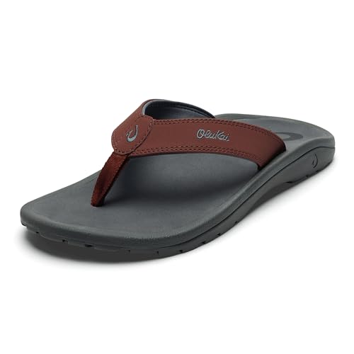 OluKai Ohana Mens Sandals Water Resistant Flip Flops with Arch Support | Lightweight Comfort for Beach & Travel Enhanced Traction for Wet Surfaces product thumbnail 17