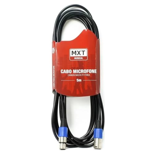 Qual o Melhor Cabo para Microfone de 2025? Melhores Ranking 10 Cabo Microfone Cannon M + Cannon F 6.0mm 5 Metros - Mxt