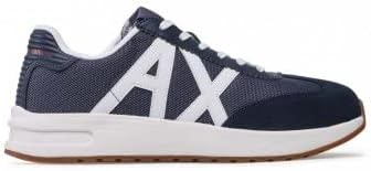 Armani Exchange Men's Dusseldorf Contrast Logo Trainers