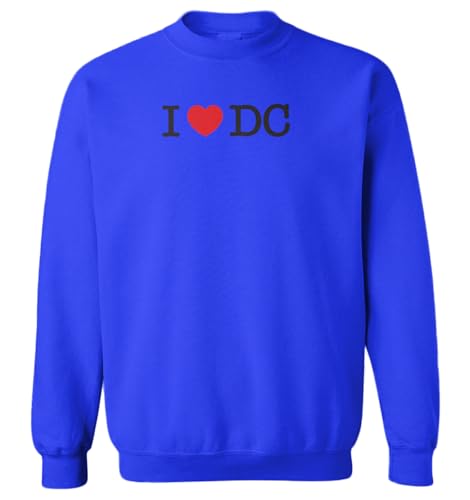 I Love DC - Heart Washington D.C. Toddler Fleece Crewneck Sweater