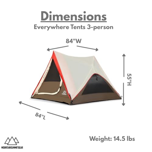 Carpa Familiar para Camping 3 Personas Resistente y Grande miniatura 4