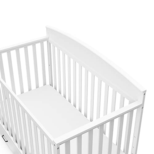 Graco Benton 5-in-1 Convertible Crib with Drawer, White - image 9