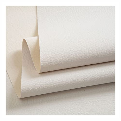 Similicuir blanc 140cm anti-tache pour réparer canapé griffé et chaises abîmées