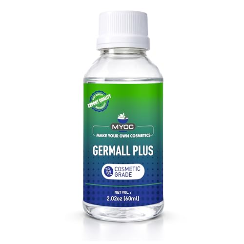 Image of Germall Plus Natural Preservative, Clear Liquid, Broad Spectrum, Natural preservative Suitable for Making Soap, Conditioners, Lotion, Creams and More - 60 ml