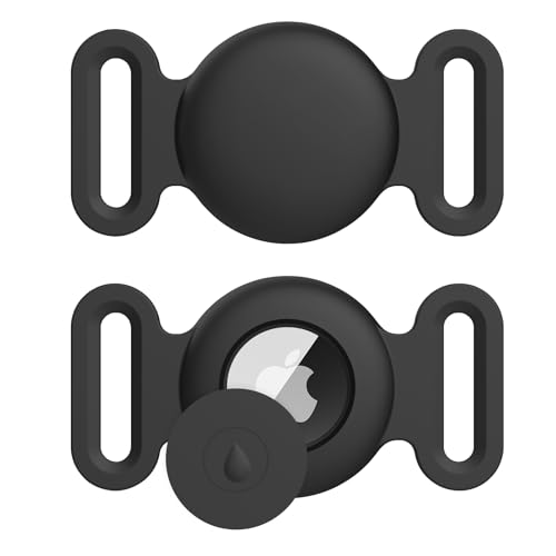 Vancle AirTag Schutzhülle für Haustiere, Silikon AirTag Halter für Hunde und Katzen, Geeignet für Haustierortung