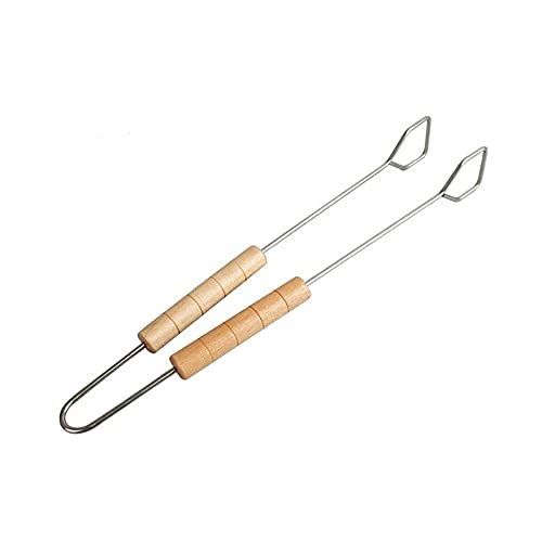 Pinzas de Cocina 1 Pieza de Acero Inoxidable para Barbacoa, duraderas y prácticas para Exteriores.