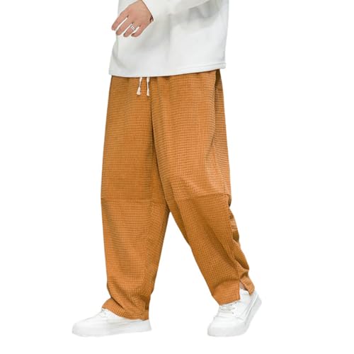 Pantalon décontracté velours côtelé homme style chinois automne