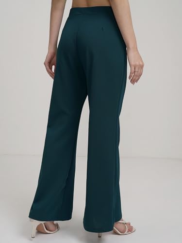 Image of Tokyo Talkies Women Flared High Rise Bootcut Trouser