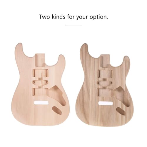 Corps de guitare Stratocaster brut en bois naturel pour atelier lutherie maison